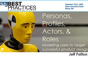 Modeling Users to Target Successful Design by Jeff Patton